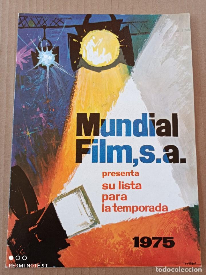 Cine: GU&Iacute;A CAT&Aacute;LOGO LISTA DE MATERIAL MUNDIAL FILM 1975