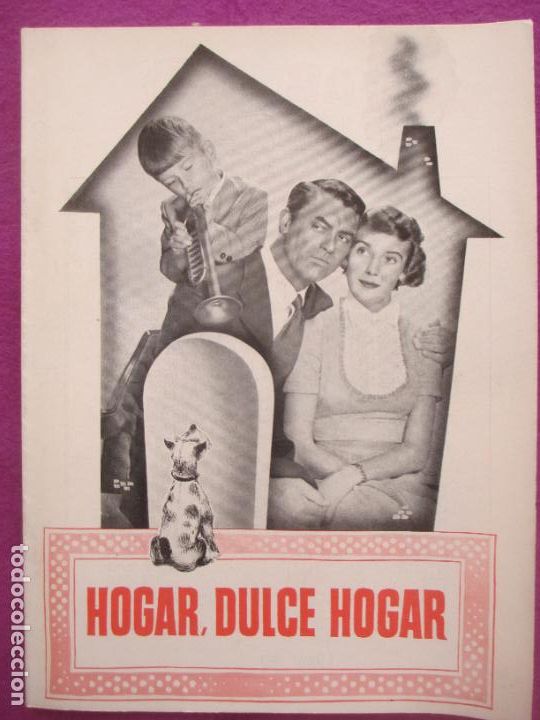 Cine: GUIA PUBLICITARIA CINE HOGAR, DULCE HOGAR CARY GRANT BETSY DRAKE WARNER BROS G1423