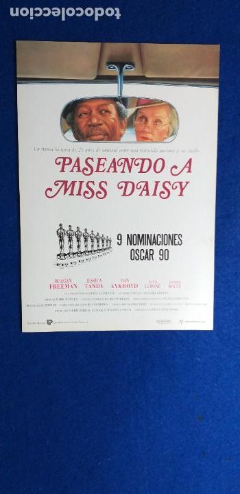 Cinema: GUIA SIMPLE: PASEANDO A MISS DAISY. BRUCE BERESFORD, MORGAN FREEMAN, JESSICA TANDY, DAN AYKROYD