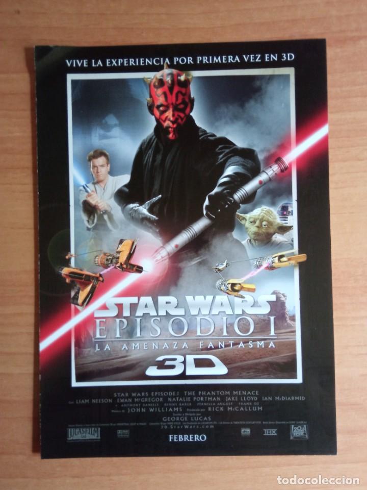 Cine: 13-G--GUIA DE LA PELICULA--- STAR WARS LA AMENAZA FANTASMA 3D