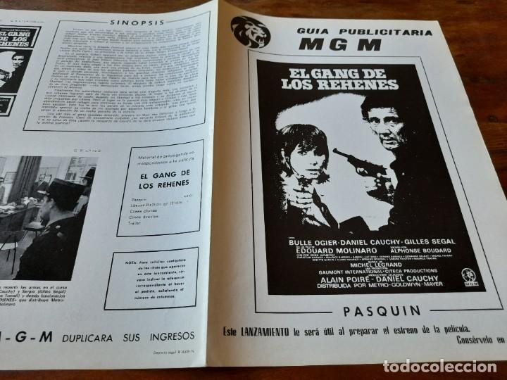 Kino: El Gang de los Rehenes - Bulle Ogier, Gilles Segal, Daniel Cauchy - Gu&iacute;a original MGM 1974