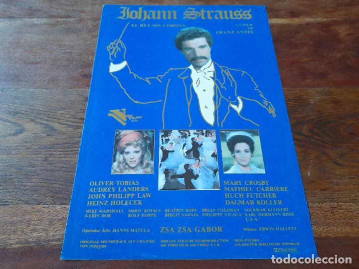 Cine: Johann Strauss el rey sin corona - Oliver Tobias, Mathieu Carri&egrave;re - Gu&iacute;a original Orion 1987