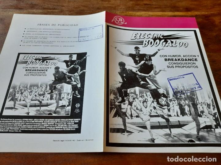 Cine: Electric Boogaloo - Lucinda Dickey, Adolfo Quinones, Michael Chambers - Gu&iacute;a original CB 1985