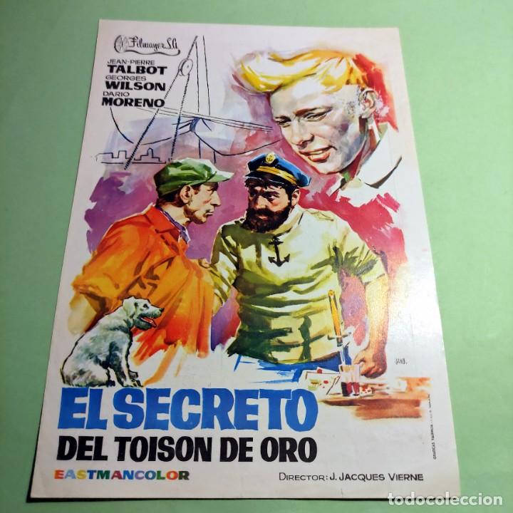 Cine: GUIA DE CINE EL SECRETO DEL TOISON DE ORO . TINTIN . 4 PAGINAS . L17
