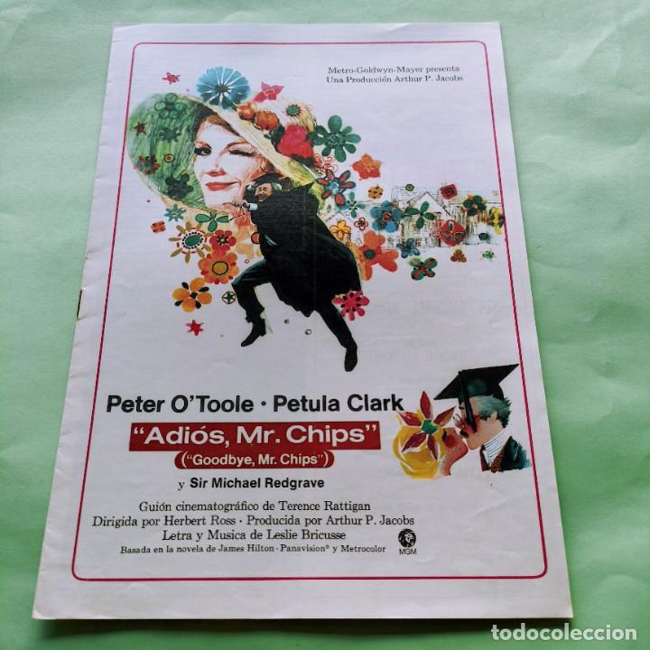 Kino: GUIA .ADIOS MR CHIPS . PETER O&acute;TOOLE . 8 PAGINAS .EXCELENTE . L17