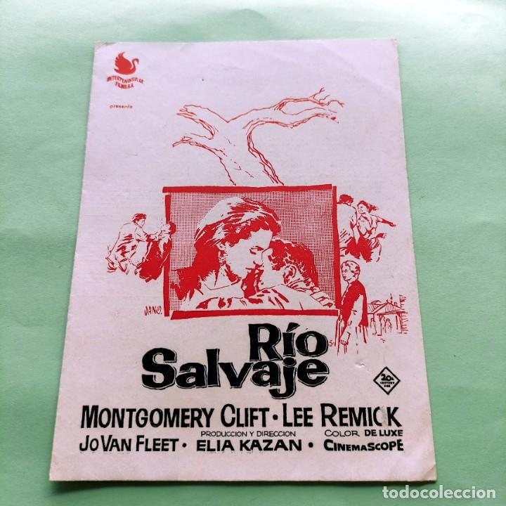 Kino: GUIA . RIO SALVAJE . MONTGOMERY CLIFT . 1962 . 4 PAGINAS .EXCELENTE . L17