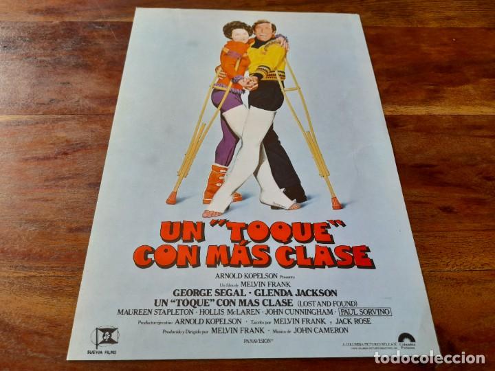 Cin&eacute;ma: Un toque con m&aacute;s clase - George Segal, Glenda Jackson, Paul Sorvino - Gu&iacute;a original Columbia 1979