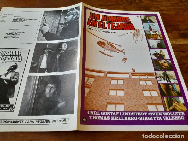Cin&eacute;ma: Un hombre en el tejado - Carl-Gustaf Lindstedt, H&aring;kan Serner,Bo Widerberg - Gu&iacute;a original Diasa 1977