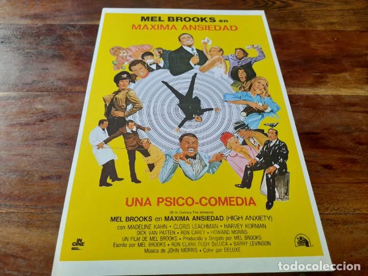 Cine: M&aacute;xima ansiedad - Mel Brooks, Madeline Kahn, Cloris Leachman - Gu&iacute;a original Fox 1978