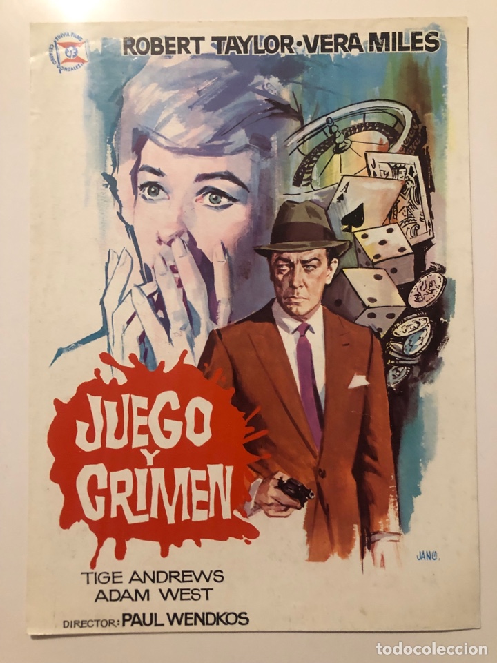 Cine: Guia Suevia films juego y crimen robert taylor vera miles 6
