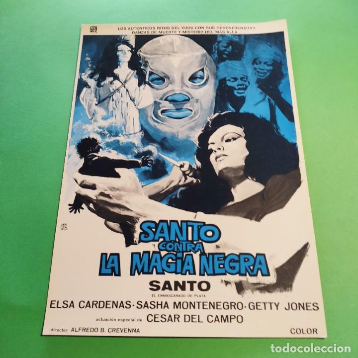 Cine: Gu&iacute;a De Cine . SANTO CONTRA LA MAGIA NEGRA . 1974. 2 PAG. EXCELENTE . L17