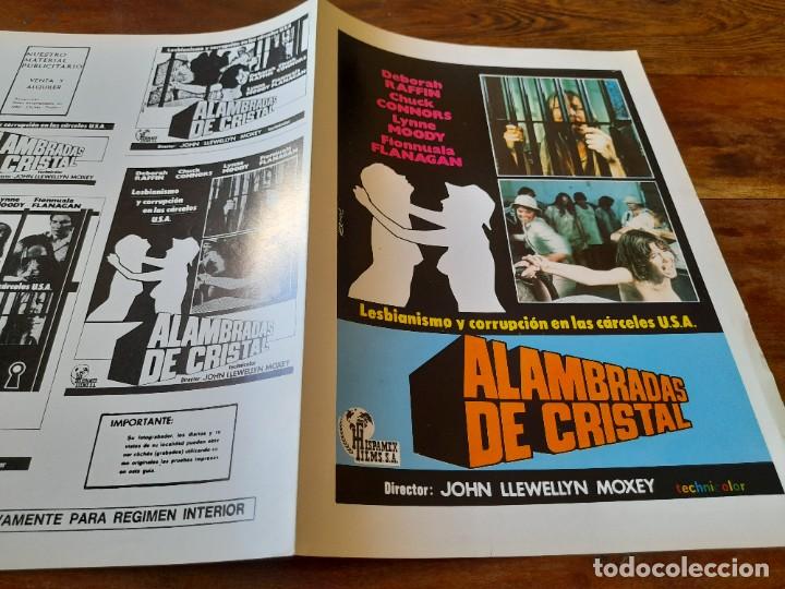 Cinema: Alambradas de cristal - Deborah Raffin, Lynne Moody, Chuck Connors - Gu&iacute;a original Hispamex 1977