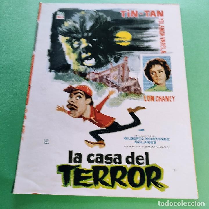 Cine: Gu&iacute;a . LA CASA DEL TERROR . TIN TAN . 1975 . 4 PAGINAS . EXCELENTE . . L17