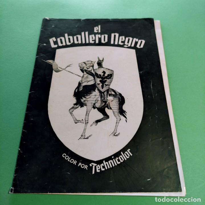 Cine: Gu&iacute;a . EL CABALLERO NEGRO . ALAN LADD . 16 PAGINAS .BUENO . L17
