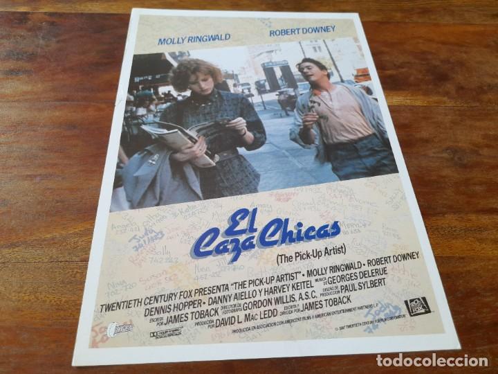 Cine: El cazachicas - Robert Downey Jr., Molly Ringwald, Vanessa Williams - Gu&iacute;a original Fox 1987