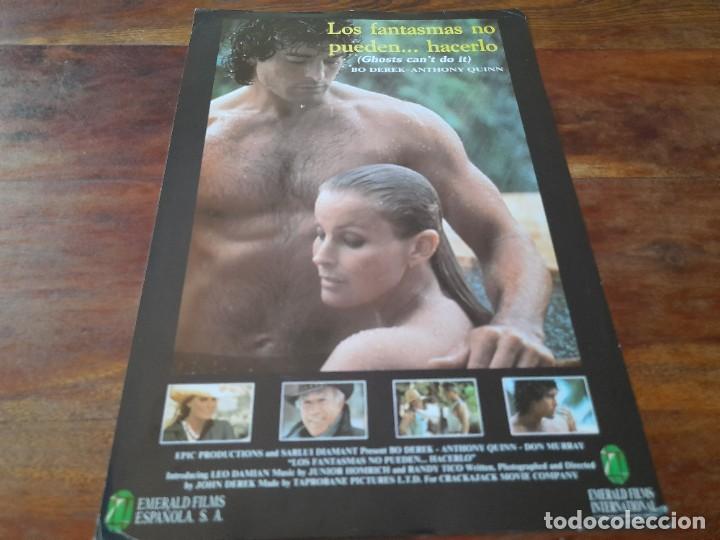 Cinema: Los fantasmas no pueden hacerlo - Bo Derek, Anthony Quinn, Don Murray - Guia original Esmeralda 1989