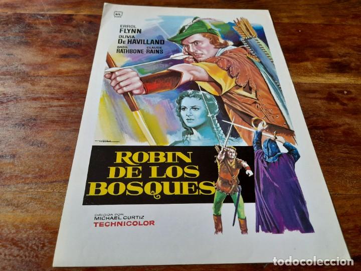 Cinema: Robin de los bosques - Errol Flynn, Olivia de Havilland, Basil Rathbone - Gu&iacute;a original Mahier 1978
