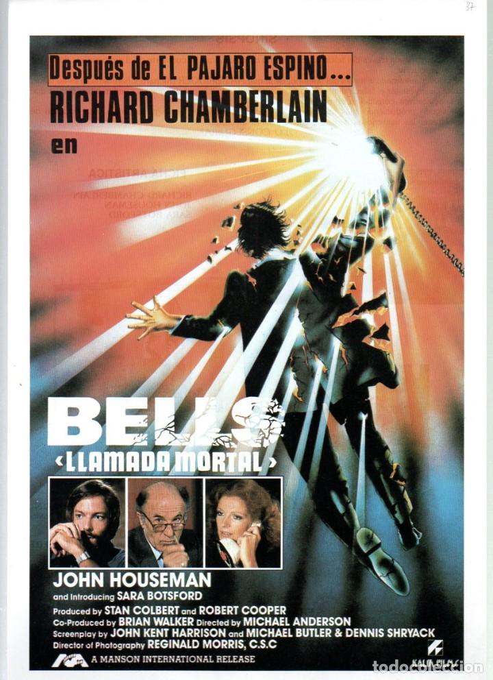 Cinema: GUIA, BELLS - LLAMADA MORTAL. KALIA FILMS. RICHARD CHAMBERLAIN...