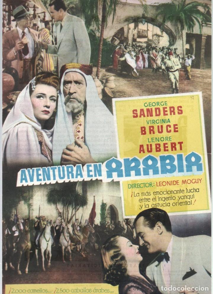 Kino: GUIA, AVENTURA EN ARABIA. GEORGE SANDERS, VIRGINIA BRUCE, LENORE AUBERT