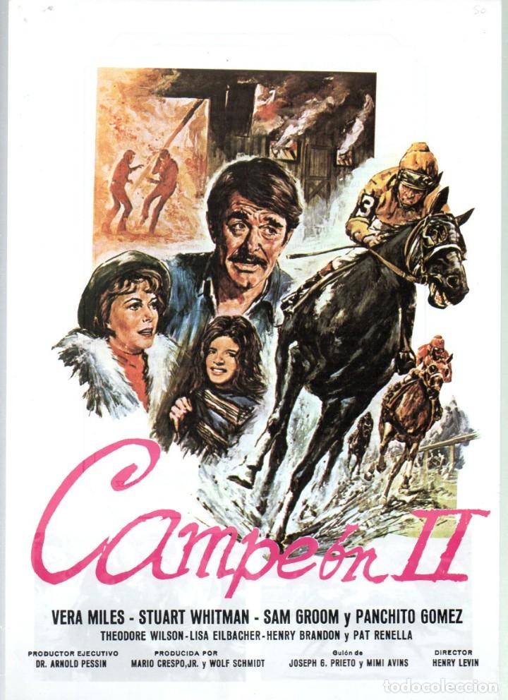 Kino: GUIA, CAMPE&Oacute;N II. VERA MILES, STUART WHITMAN, SAM GROOM....