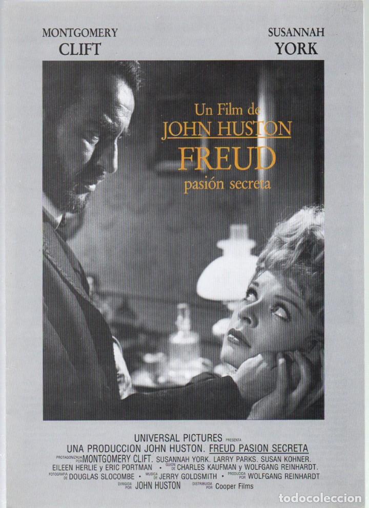 Cinema: GUIA DOBLE, FREUD, PASION SECRETA. DE JOHN HUSTON. UNIVERSAL PICTURES