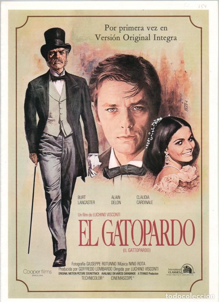 Cinema: GUIA DOBLE, EL GATOPARDO. COOPER FILMS-CENTURY FOX. BURT LANCASTER, ALAIN DELON, CLAUDIA CARDINALE.