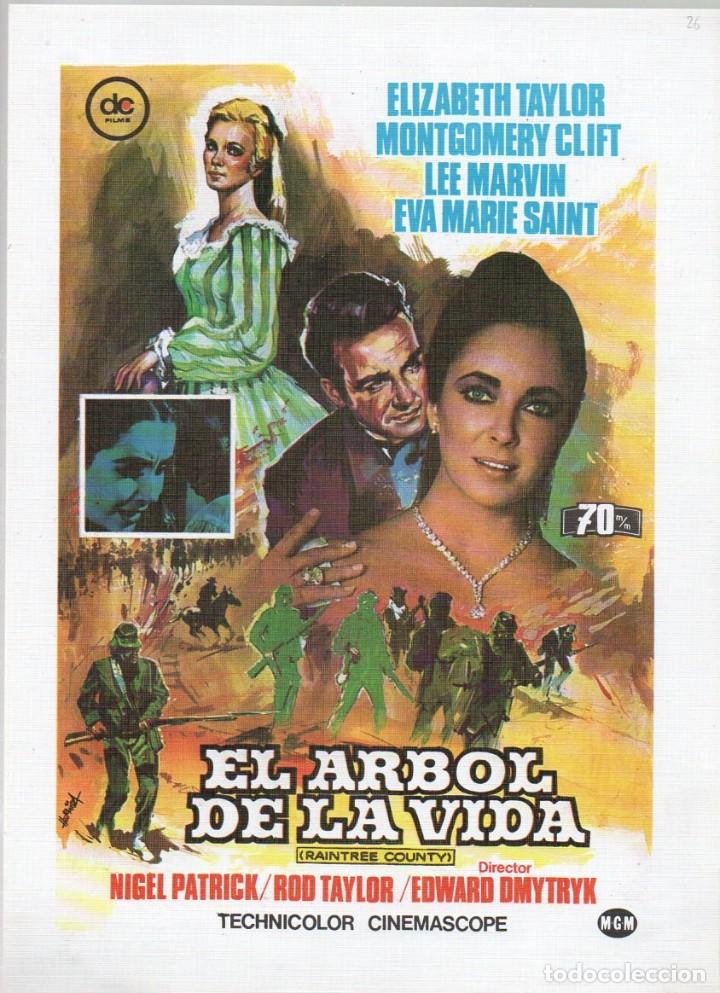 Cine: GUIA, EL ARBOL DE LA VIDA. DC FILMS. ELIZABETH TAYLOR, MONTGOMERY CLIFT,LEE MARVIN, EVA MARIE SAINT.