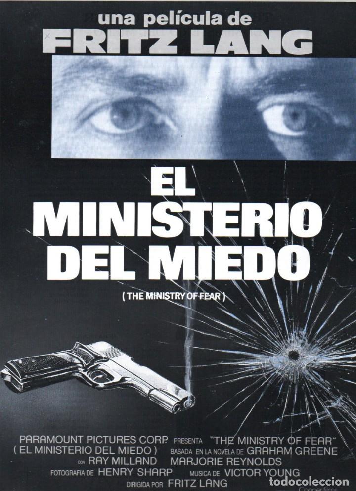 Cinema: GUIA, EL MINISTERIO DEL MIEDO. DE FRITZ LANG. PARAMOUNT PICTURES.