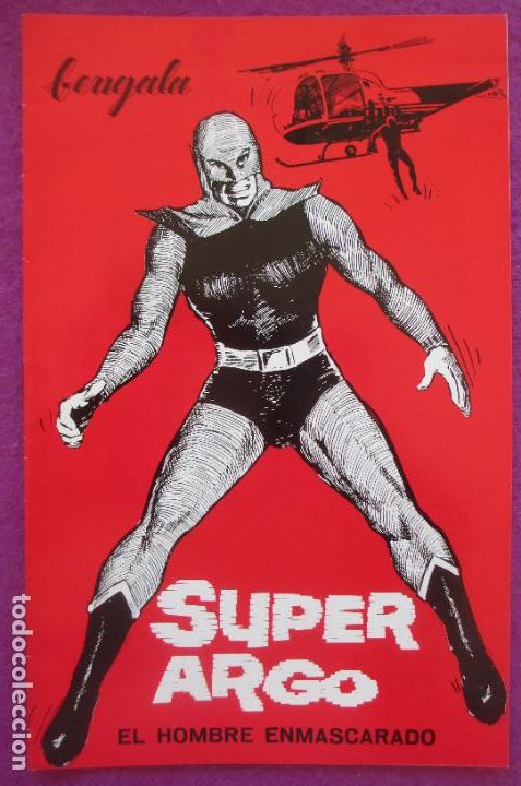 Cin&eacute;ma: GUIA PUBLICITARIA CINE SUPER ARGO EL HOMBRE ENMASCARADO KEN WOOD GERARD TICHY 1967 BENGALA G1711