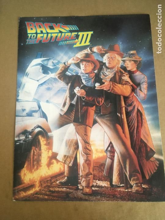Cine: regreso al futuro back to the future 3 III guia publicitaria americana original estreno