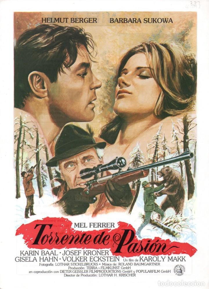 Cinema: GUIA, TORRENTE DE PASI&Oacute;N. SELEC. CAPITOLIO S. HUGUET. MEL FERRER, HELMUNT BERGER, BARBARA SUKOWA...