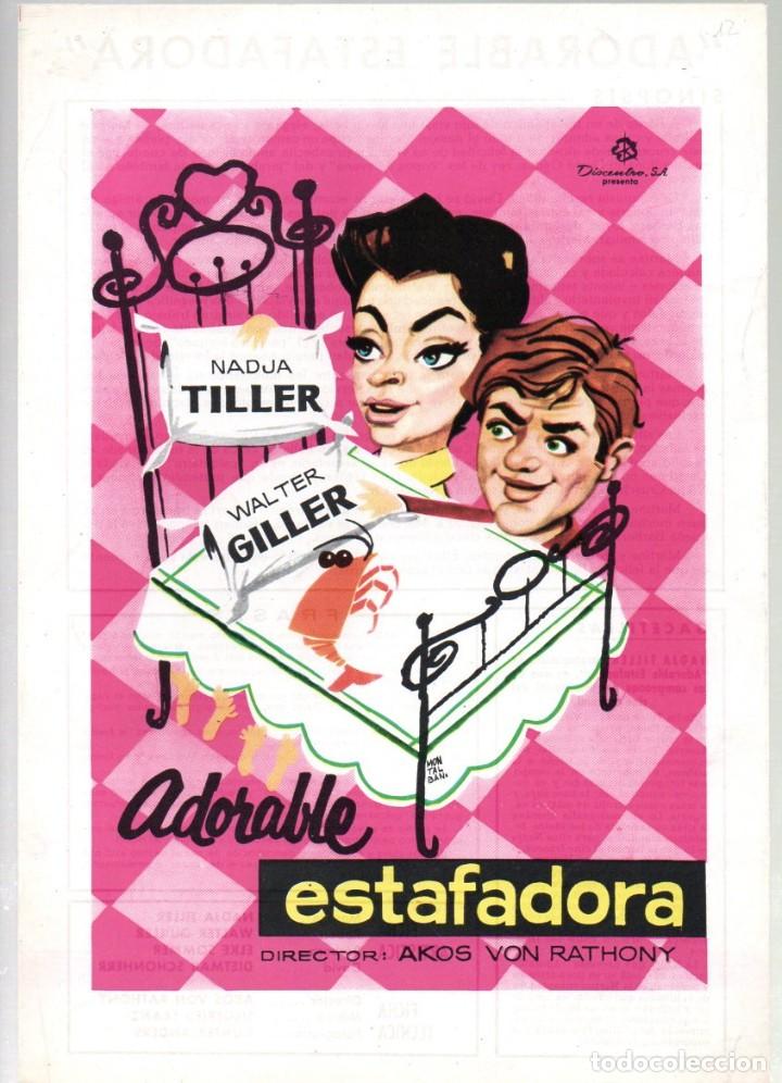 Cin&eacute;ma: GUIA, ADORABLE ESTAFADORA. DISCENTRO S.A. AKOS VON RATHONY. NADJA TILLER, WALTER GILLER, ELKE SOMMER