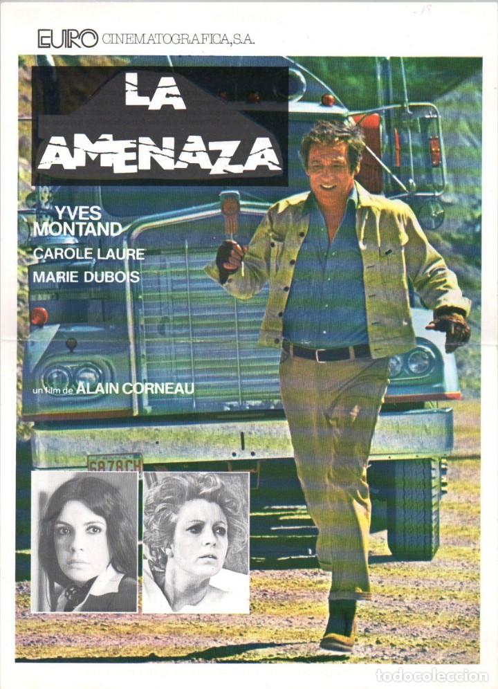 Cine: GUIA, LA AMENAZA. EURO CINEMATOGRAFICA. ALAIN CORNEAU. ONTAND, CAROLE LAURE, MARIE DUBOIS...