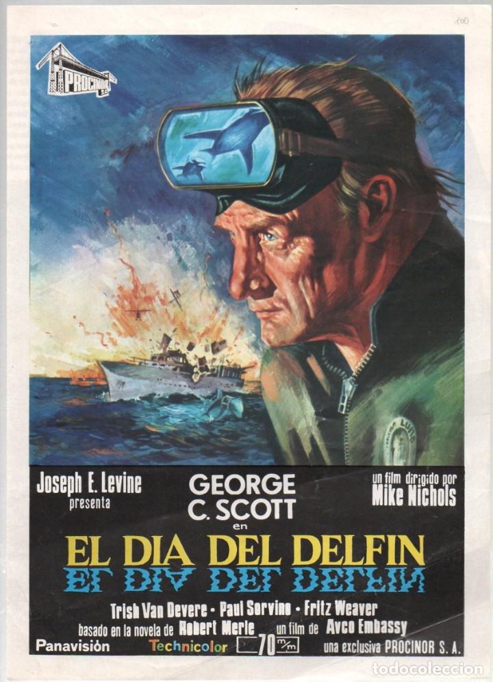 Kino: GUIA DOBLE, EL DIA DEL DELFIN. PROCINOR 1974. MIKE NICHOLS. GEORGE C. SCOTT TRISH VAN DEVERE...