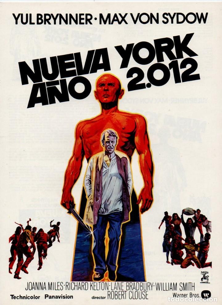Cine: GUIA, NUEVA YORK A&Ntilde;O 2.012, WARNER BROS. ROBERT CLOUSE. YUL BRYNNER, MAX VON SYDOW, WILLIAM SMITH...