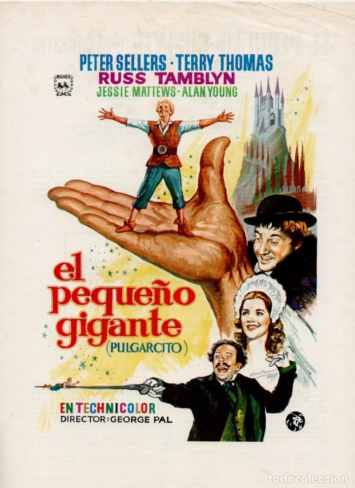 Cinema: GUIA, EL PEQUE&Ntilde;O GIGANTE (PULGARCITO). MAHIER FILMS. GEORGE PAL. PETER SELLERS, TERRY THOMAS...