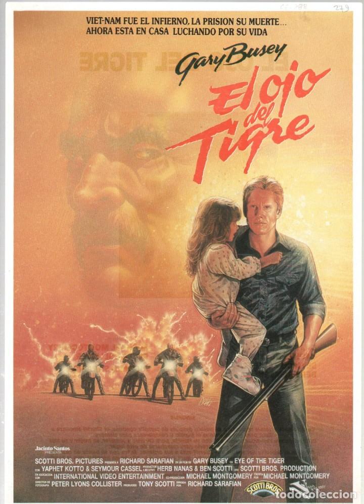 Cinema: GUIA, EL OJO DEL TIGRE. SCOTTI BROS. RICHARD SARAFIAN. GARY BUSEY, YAPHET KOTTO & SEYMUR CASSEL...