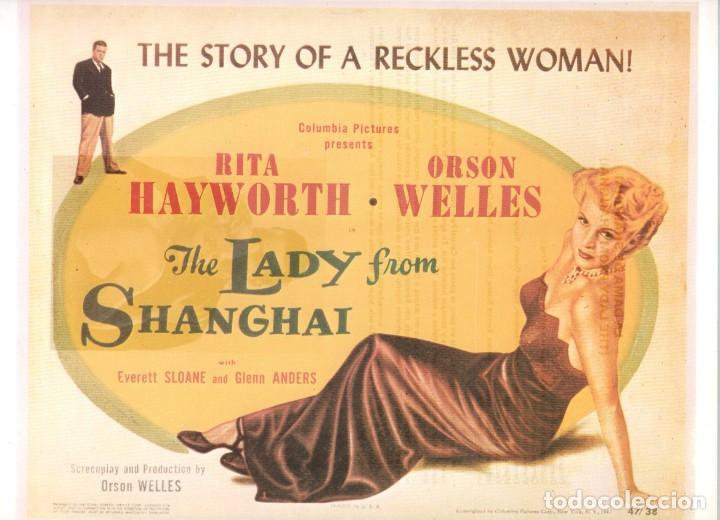 Cinema: GUIA, THE LADY FROM SHANGHAI (LA DAMA DE SANGHAI). RITA HAYWORT, ORSON WELLS,...
