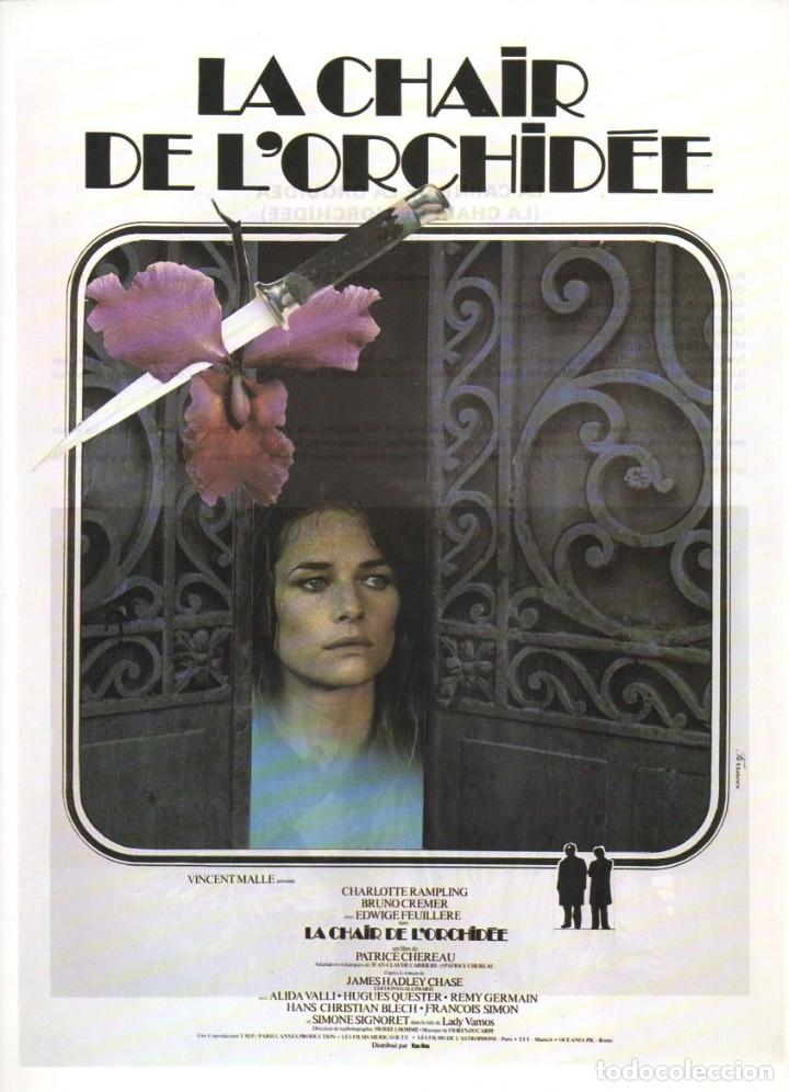 Cinema: GUIA, LA CHAIR DE L'ORCHID&Eacute;E (LA CARNE DE LA ORQUIDEA). CHARLOTTE RAMPLING, HANS-CHRISTIAN BLECH...