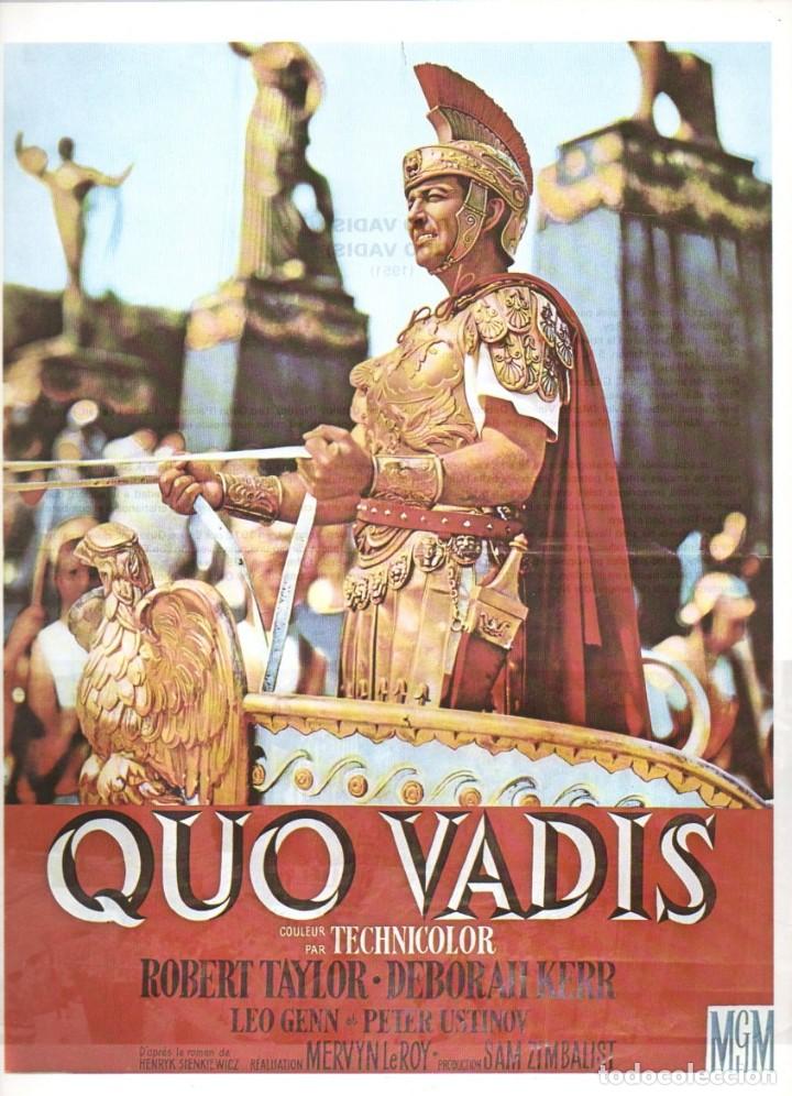 Cine: GUIA, QUO VADIS. ROBERT TAYLOR, DEBORAH KERR, LEO GENN, PETER USTINOV