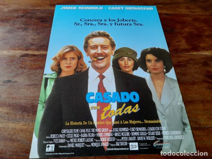 Cinema: Casado con todas - Judge Reinhold, Casey Siemaszko, C&eacute;cile Paoli - Guia original Columbia 1992