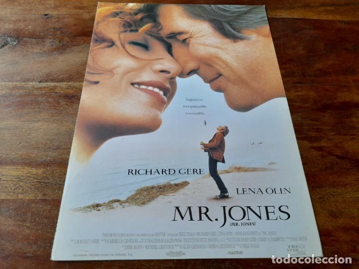 Cinema: Mr. Jones - Richard Gere, Lena Olin, Anne Bancroft, Mike Figgis - Gu&iacute;a original Columbia 1993