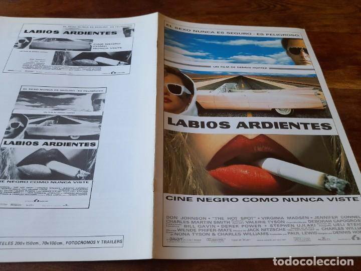 Cine: Labios ardientes - Don Johnson, Virginia Madsen, Jennifer Connelly - Gu&iacute;a original Lauren 1990