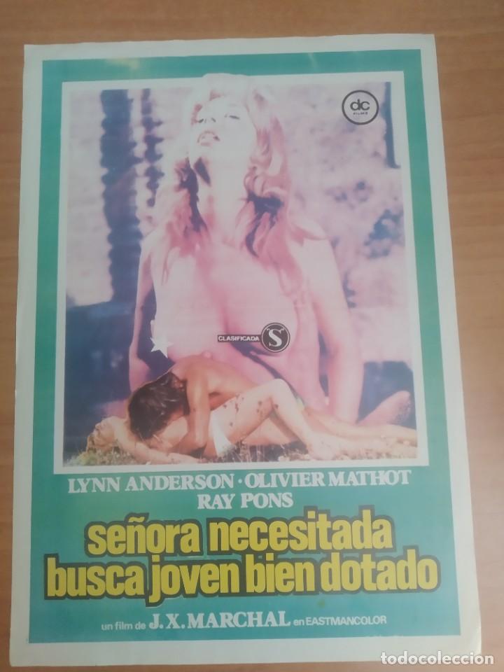 Cine: SEX2--GUIA DE LA PELICULA--SE&Ntilde;ORA NECESITADA BUSCA JOVEN BIEN DOTADO