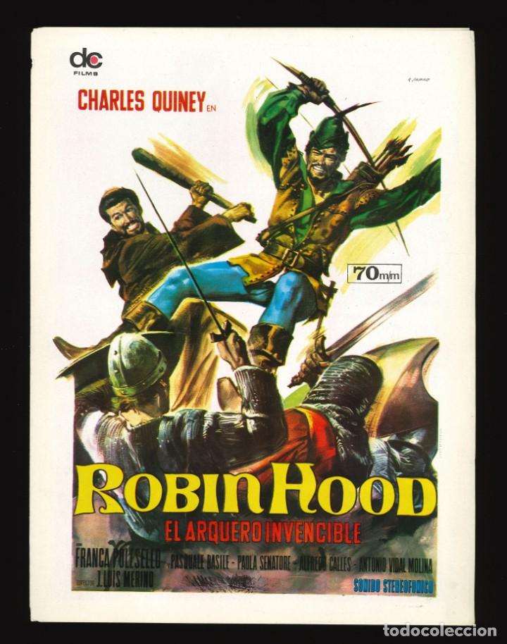 Cine: ROBIN HOOD EL ARQUERO INVENCIBLE / GU&Iacute;A DE CINE SENCILLA (AVENTURAS)