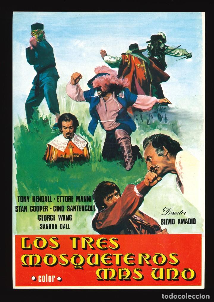 Cine: LOS TRES MOSQUETEROS MAS UNO / GU&Iacute;A DE CINE SENCILLA (CAPA Y ESPADA)