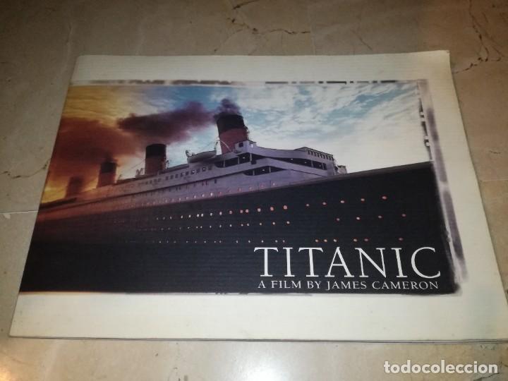 Cine: PROGRAMA ORIGINAL DE LA PELICULA TITANIC-PROMOCIONAL-MUY RARO-GRAN FORMATO