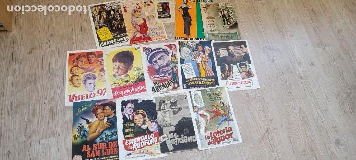 Cine: Lote libretos cine programas gran tama&ntilde;o