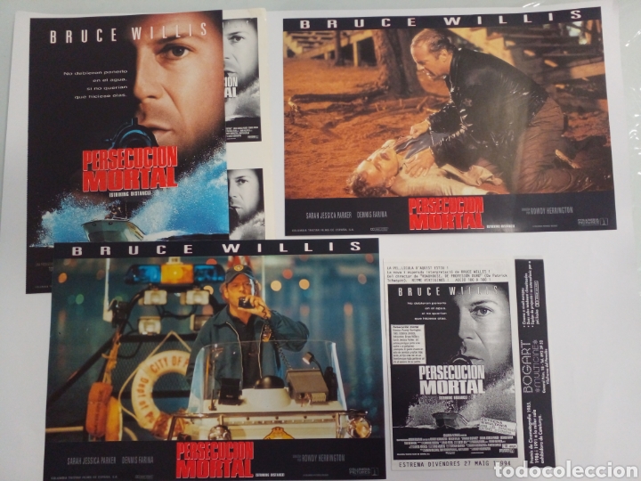 Cine: PERSECUCI&Oacute;N MORTAL. Bruce Willis. (Rowdy Herrington). Columbia Picture.