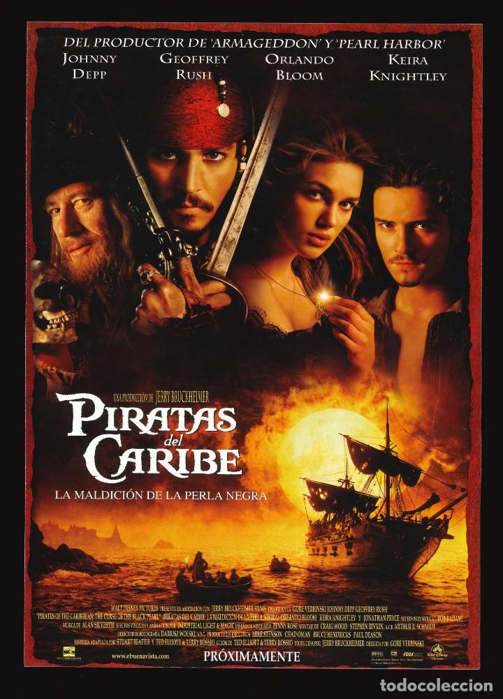 Cine: PIRATAS DEL CARIBE. LA MALDICI&Oacute;N DE LA PERLA NEGRA / GU&Iacute;A DE CINE DOBLE (PIRATAS)